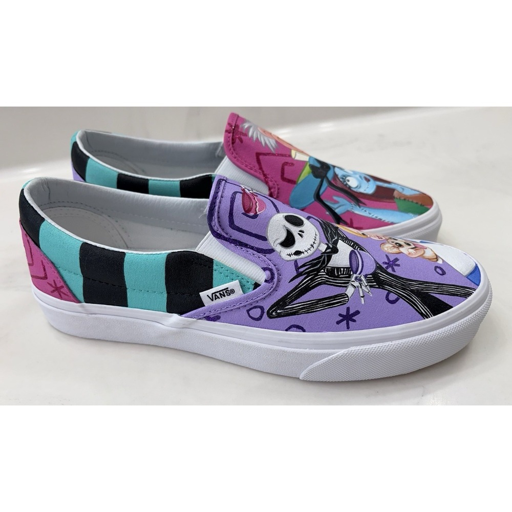 Nightmare Before Christmas Alice In Wonderland Vans Womens 9 Men's 7.5 Custom - Picture 4 of 10